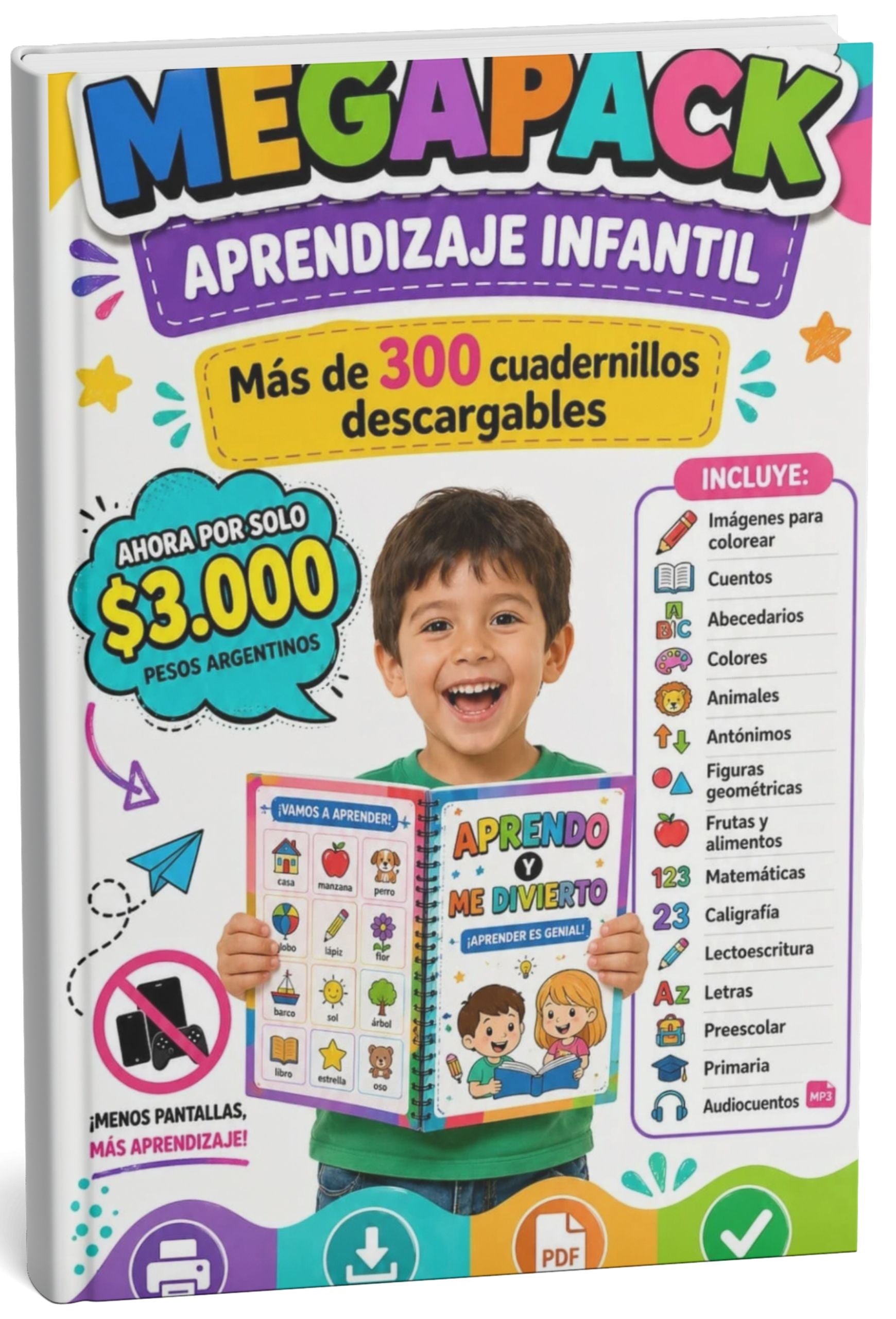 ✨ El Mega Pack que Está Ayudando a Miles de Niños a Aprender Jugando – $3.000